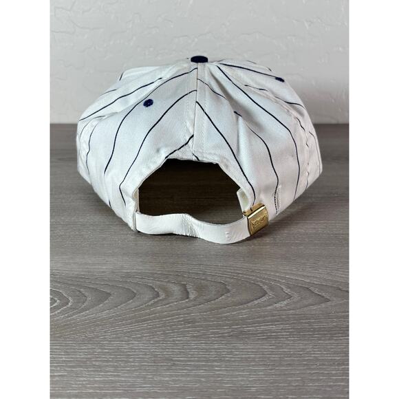 Vintage Duckster Eagle’s Landing Golf Hat Pinstripe Strapback Cap Made in USA‎ - Picture 3 of 5